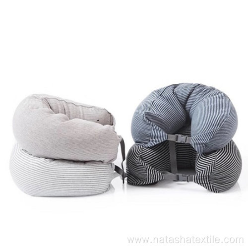 Japanese style foam particle U-shaped travel pillow